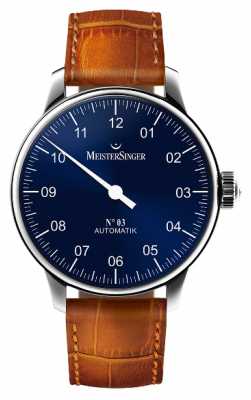 MeisterSinger Mens Classic No. 3 Automatic Sunburst Blue AM908 MeisterSinger Mens Classic No. 3 Automatic Sunburst Blue AM908