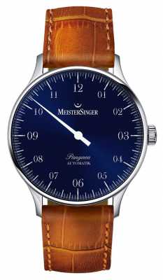 MeisterSinger Mens Classic Pangaea Automatic Sunburst Blue PM908 MeisterSinger Mens Classic Pangaea Automatic Sunburst Blue PM908