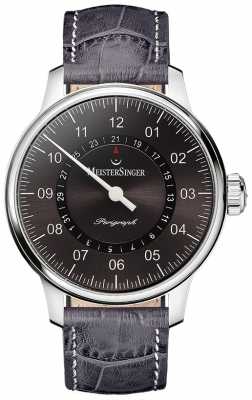 MeisterSinger Mens Classic Plus Perigraph Automatic Sunburst Anthracite AM1007 MeisterSinger Mens Classic Plus Perigraph Automatic Sunburst Anthracite AM1007