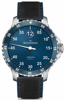MeisterSinger Mens Classic Plus Salthora Meta X Automatic Blue SAMX908 MeisterSinger Mens Classic Plus Salthora Meta X Automatic Blue SAMX908