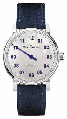 MeisterSinger Unisex Form And Style Phanero Hand Wound Mother Of Pearl PHM1B MeisterSinger Unisex Form And Style Phanero Hand Wound Mother Of Pearl PHM1B