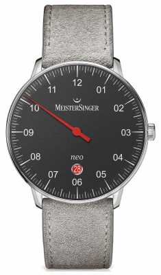 MeisterSinger Mens Form And Style Neo Plus Automatic Black NE402 MeisterSinger Mens Form And Style Neo Plus Automatic Black NE402