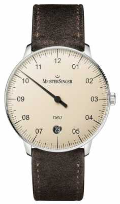 MeisterSinger Mens Form And Style Neo Automatic Ivory NE903N MeisterSinger Mens Form And Style Neo Automatic Ivory NE903N