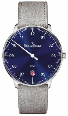 MeisterSinger Mens Form And Style Neo Automatic Sunburst Blue NE908N MeisterSinger Mens Form And Style Neo Automatic Sunburst Blue NE908N
