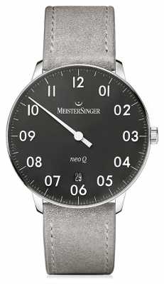 MeisterSinger Mens Form And Style Neo Q Quarz Black NQ902N MeisterSinger Mens Form And Style Neo Q Quarz Black NQ902N
