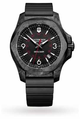 Victorinox Swiss Army INOX Carbon Black Rubber Strap 241777 Victorinox Swiss Army INOX Carbon Black Rubber Strap 241777
