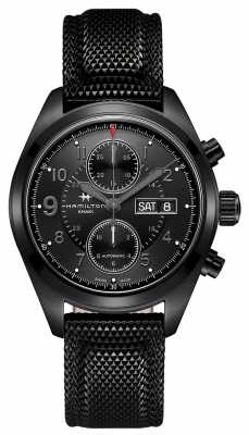 Hamilton Khaki Field Auto Chrono Black H71626735 Hamilton Khaki Field Auto Chrono Black H71626735