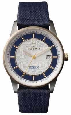 Triwa Unisex Duke Niben Navy Classic Canvas NIST104-CL060712 Triwa Unisex Duke Niben Navy Classic Canvas NIST104-CL060712