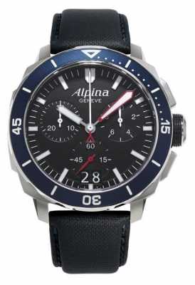 Alpina Mens Seastrong Diver 300 Big Date AL-372LBN4V6 Alpina Mens Seastrong Diver 300 Big Date AL-372LBN4V6