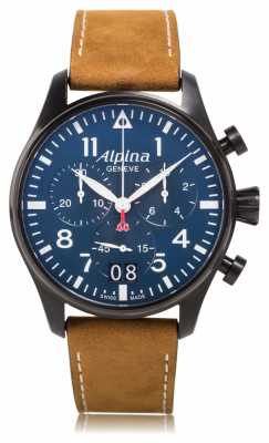 Alpina Startimer Pilot Brown Leather/Black PVD Case AL-372N4FBS6 Alpina Startimer Pilot Brown Leather/Black PVD Case AL-372N4FBS6