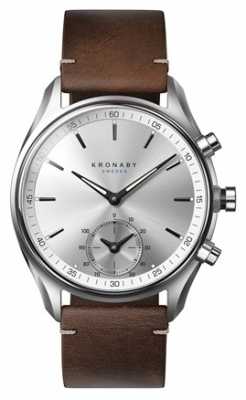 Kronaby SEKEL bluetooth dark Brown Leather watch A1000-0714 Kronaby SEKEL bluetooth dark Brown Leather watch A1000-0714