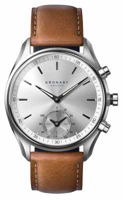 Kronaby SEKEL bluetooth tanned Brown Leather Strap A1000-0713 Kronaby SEKEL bluetooth tanned Brown Leather Strap A1000-0713