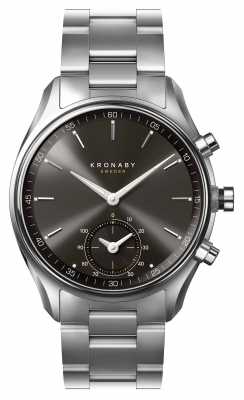 Kronaby SEKEL bluetooth Black dial Stainless steel Bracelet A1000-0720 Kronaby SEKEL bluetooth Black dial Stainless steel Bracelet A1000-0720