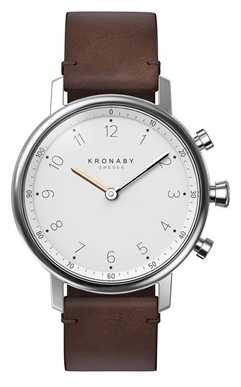 Kronaby NORD bluetooth Brown Leather Strap watch A1000-0711 Kronaby NORD bluetooth Brown Leather Strap watch A1000-0711