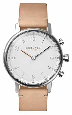 Kronaby NORD bluetooth Beige Leather strap watch A1000-0712 Kronaby NORD bluetooth Beige Leather strap watch A1000-0712