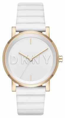 DKNY Womans Soho White Strap White Dial NY2632 DKNY Womans Soho White Strap White Dial NY2632