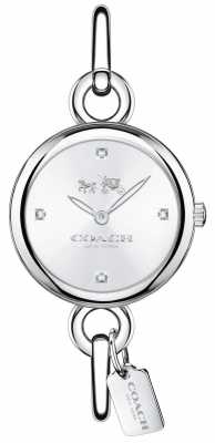 Coach Womans Stainless Steel Hangtag Watch 14502648 Coach Womans Stainless Steel Hangtag Watch 14502648