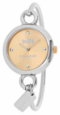 Coach Womans Stainless Steel Hangtag Watch 14502688 Coach Womans Stainless Steel Hangtag Watch 14502688