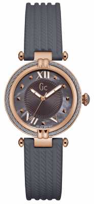Gc Womans Cablechic Grey Silicone Strap Y18006L5 Gc Womans Cablechic Grey Silicone Strap Y18006L5