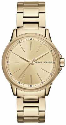 Armani Exchange Lady Banks Gold Ion Plated Watch AX4346 Armani Exchange Lady Banks Gold Ion Plated Watch AX4346