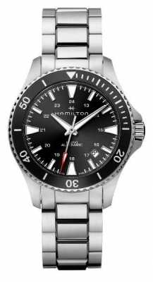 Hamilton Mens Khaki Navy Scuba Automatic Steel H82335131 Hamilton Mens Khaki Navy Scuba Automatic Steel H82335131
