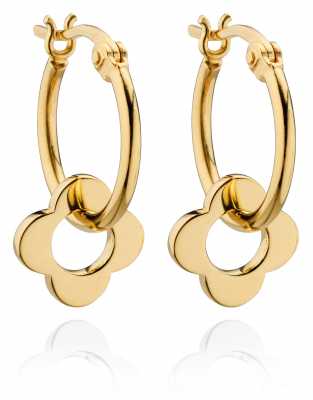 Orla Kiely FLORA Gold Plated Sterling Silver Earrings E5229 Orla Kiely FLORA Gold Plated Sterling Silver Earrings E5229