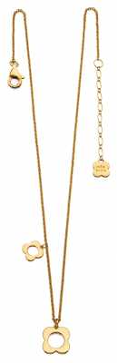 Orla Kiely FLORA Gold Plated Sterling Silver Necklace N4040 Orla Kiely FLORA Gold Plated Sterling Silver Necklace N4040