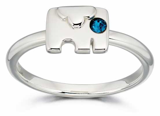 Orla Kiely ANIMAL STORIES Sterling Silver Elephant Ring R3495-54 Orla Kiely ANIMAL STORIES Sterling Silver Elephant Ring R3495-54