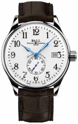 Ball Watch Company Mens Trainmaster Standard Time Chronometer NM3888D-LL1CJ-WH Ball Watch Company Mens Trainmaster Standard Time Chronometer NM3888D-LL1CJ-WH