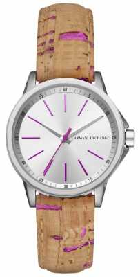 Armani Exchange Womans Leather Strap Dress Watch AX4349 Armani Exchange Womans Leather Strap Dress Watch AX4349