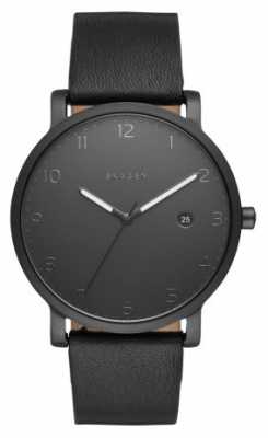 Skagen Mens Hagen All Black Leather Strap SKW6308 Skagen Mens Hagen All Black Leather Strap SKW6308
