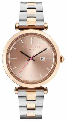 Ted Baker Womans Ava 36mm Rose Gold Case Two Tone Bracelet TE10031523 Ted Baker Womans Ava 36mm Rose Gold Case Two Tone Bracelet TE10031523