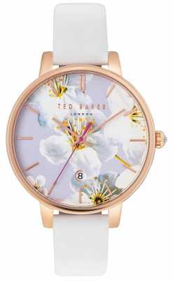Ted Baker Womans Kate Floral Dial White TE10031545 Ted Baker Womans Kate Floral Dial White TE10031545