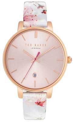 Ted Baker Womans Kate Floral Oriental Strap Pink Dial TE10031541 Ted Baker Womans Kate Floral Oriental Strap Pink Dial TE10031541