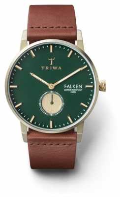 Triwa Mens Pine Falken Brown Leather Green Dial FAST112-CL010217 Triwa Mens Pine Falken Brown Leather Green Dial FAST112-CL010217