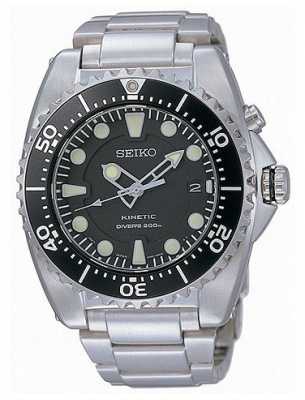 Seiko Mens Kinetic Divers Stainless Steel Bracelet SKA761P1 Seiko Mens Kinetic Divers Stainless Steel Bracelet SKA761P1