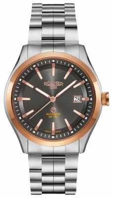 Roamer Mens RD 100 Automatic Watch Stainless Steel 951660490590 Roamer Mens RD 100 Automatic Watch Stainless Steel 951660490590