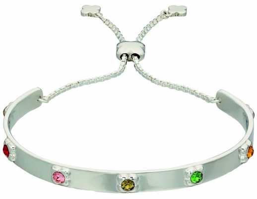 Orla Kiely Womans Sterling Silver Flower Toggle Bracelet B4850 Orla Kiely Womans Sterling Silver Flower Toggle Bracelet B4850