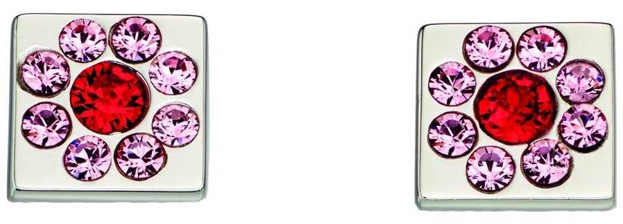 Orla Kiely Womans Sterling Silver Cube Flower Stud Earrings E5224 Orla Kiely Womans Sterling Silver Cube Flower Stud Earrings E5224