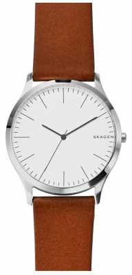 Skagen Mens Jorn Light Brown Leather Strap SKW6331 Skagen Mens Jorn Light Brown Leather Strap SKW6331