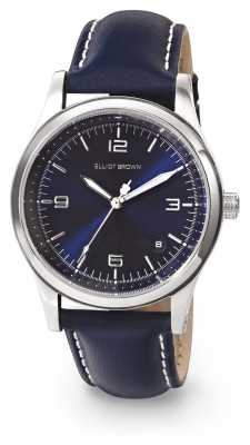 Elliot Brown Womans Kimmeridge Blue Sunray Oiled Leather Strap 405-003-L52 Elliot Brown Womans Kimmeridge Blue Sunray Oiled Leather Strap 405-003-L52