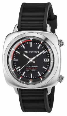 Briston Unisex Clubmaster Diver Brushed Steel Auto Navy 17642.S.D.15.RNB Briston Unisex Clubmaster Diver Brushed Steel Auto Navy 17642.S.D.15.RNB