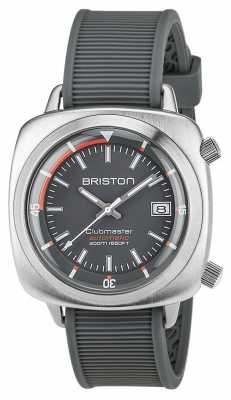 Briston Unisex Clubmaster Diver Brushed Steel Auto Grey 17642.S.D.17.RG Briston Unisex Clubmaster Diver Brushed Steel Auto Grey 17642.S.D.17.RG