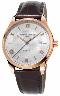 Frederique Constant Mens Classics Index Automatic Brown Leather Strap FC-303MV5B4 Frederique Constant Mens Classics Index Automatic Brown Leather Strap FC-303MV5B4