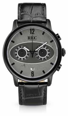 REC Mark 1 M3 Chronograph Black Leather Strap M3 REC Mark 1 M3 Chronograph Black Leather Strap M3