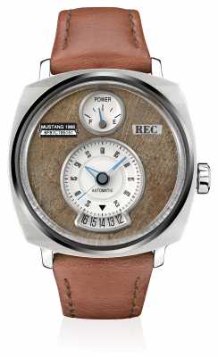 REC P51-02 Mustang Automatic Brown Leather Strap P51-02 REC P51-02 Mustang Automatic Brown Leather Strap P51-02