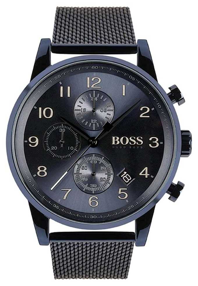 Hugo Boss Mens Navigator Blue Watch 1513538
