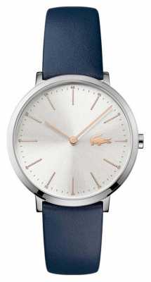 Lacoste Womans Moon Blue Leather Strap 2000986 Lacoste Womans Moon Blue Leather Strap 2000986