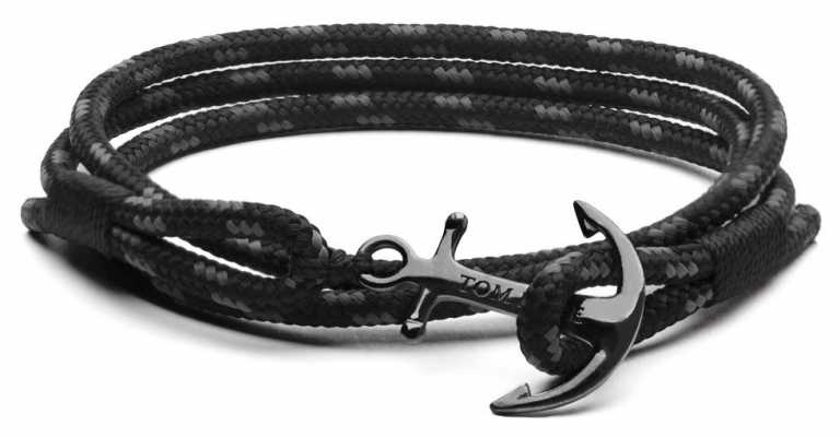 Tom Hope Sterling Silver Triple Black Medium TM0132 Tom Hope Sterling Silver Triple Black Medium TM0132