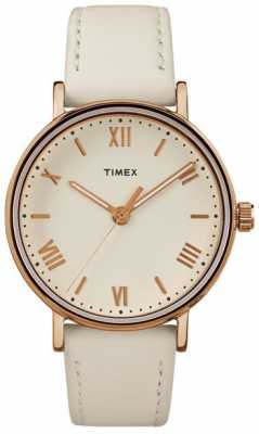Timex Womans Southview 37mm Cream Dial Rose Gold Tone Case TW2R28300 Timex Womans Southview 37mm Cream Dial Rose Gold Tone Case TW2R28300